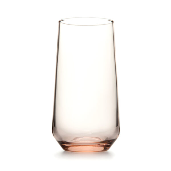 Pasabahce Alegra - Roze Longdrinkglazen - Set van 3 - 470 ml