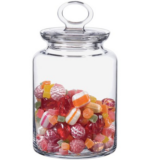 Pasabahce Kitchen 98677 - Glazen Voorraadpot met Deksel - 2640 ml