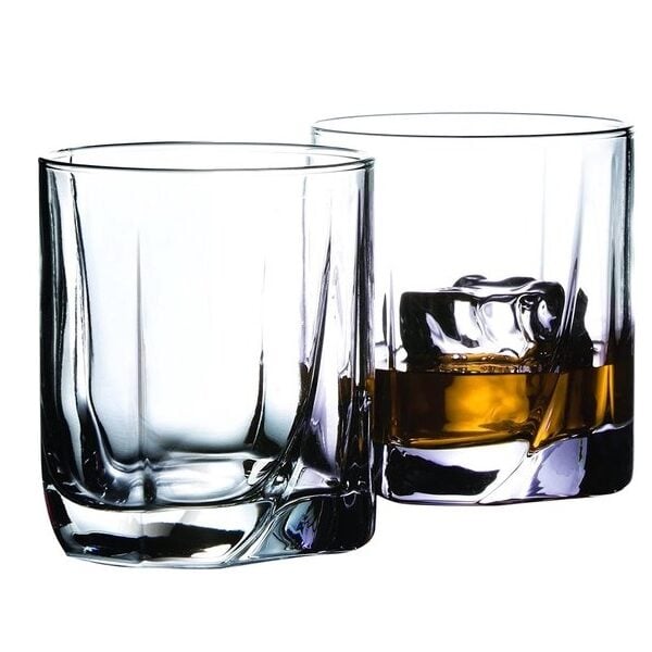 Stylesetter Luna - Whiskeyglazen - Set van 4 - 266 ml