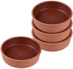 Ronde Brede Dessertschaaltje -Groot -  Aardewerk - 1x (stuk) - Guvec