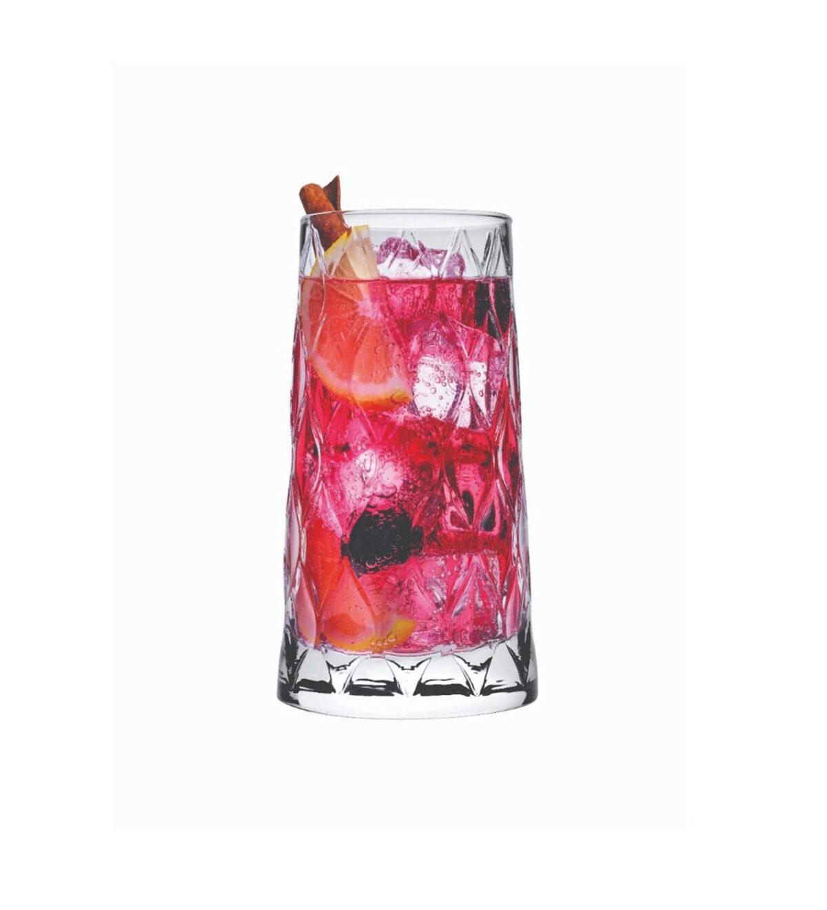 Pasabahce Leafy - Longdrinkglazen - Set van 4 - 345 ml - Afbeelding 1