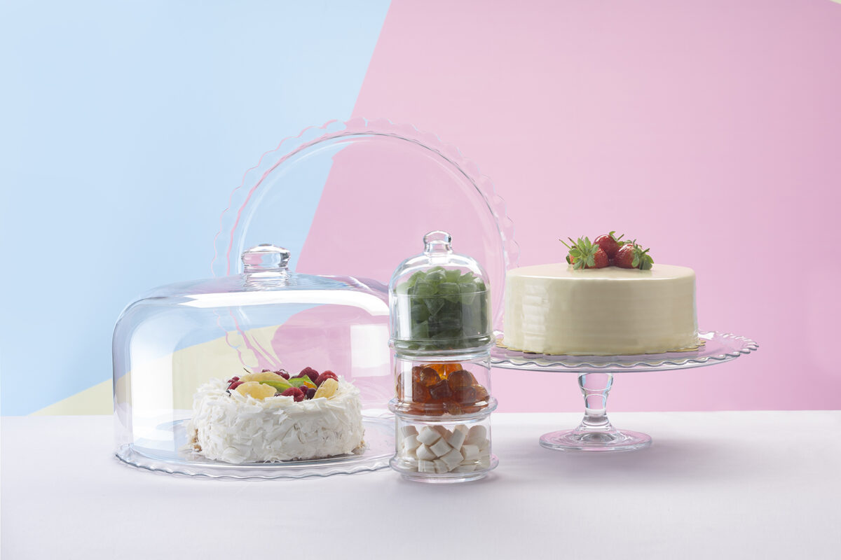 Villa Patisserie - Glazen Voorraadpot - 3 Laags - Görsel 2