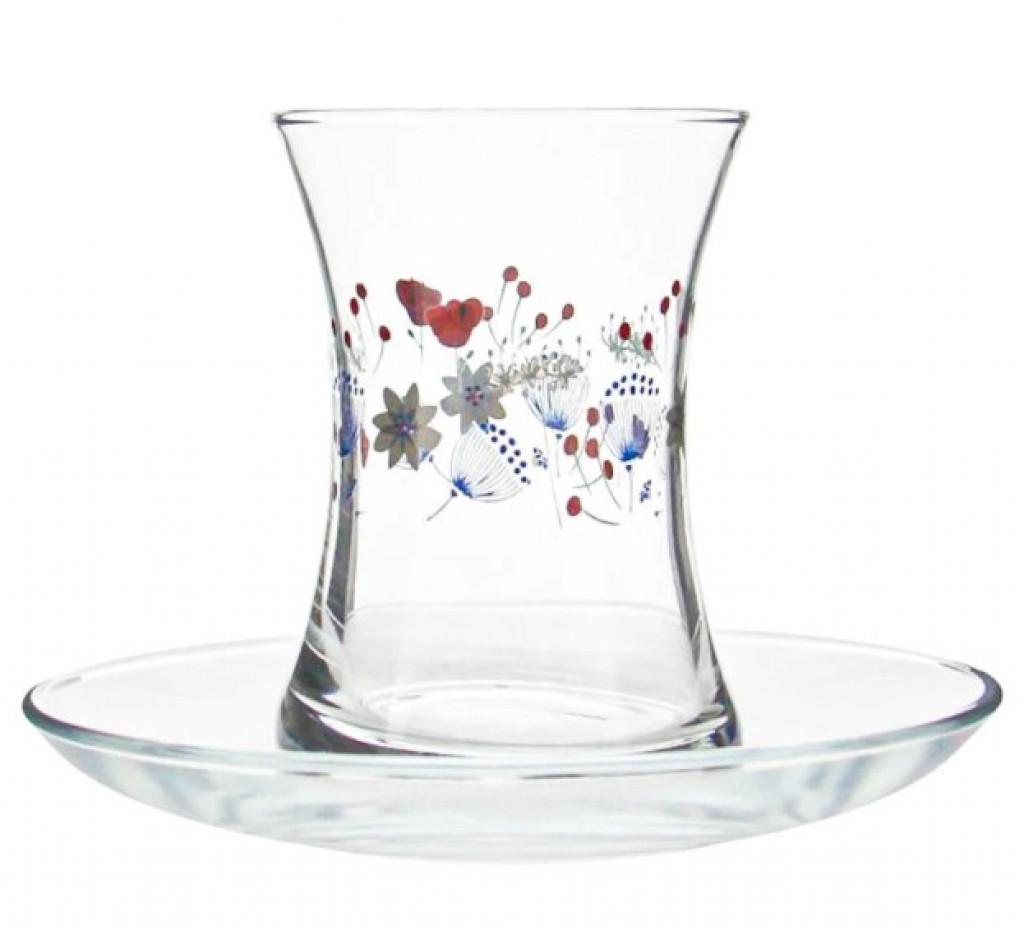 tragedie waterval Gevangene Glass4You - Turkse Theeglazen Met Schoteltje - Set van 6 - 160 ml –  EkselansOnline.com