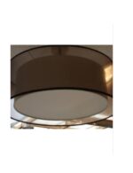 Ronde Plafondlamp - Bruin