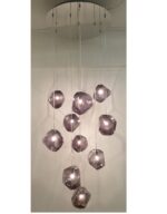 Rocky Smoke Ronde Hanglamp