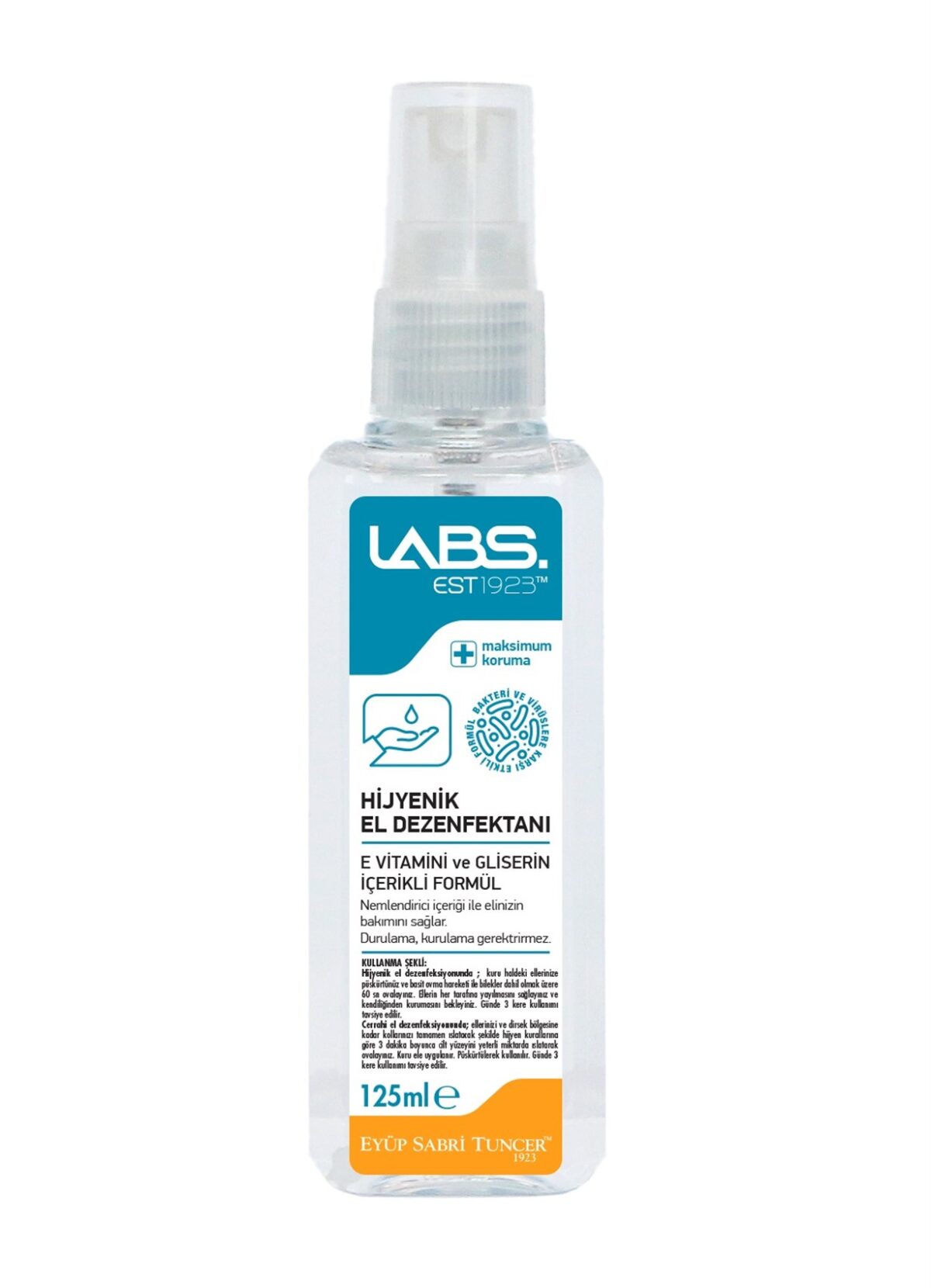 Eyźp Sabri Tuncer Đ Hand desinfecteerspray - 125 ML – Image 1