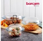 Borcam - Ronde Ovenschaal Met Deksel - 1450 ML