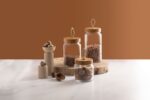 Pasabahce Woody - Voorraadpot Met Bamboe Deksel - 575 ML - Afbeelding 3