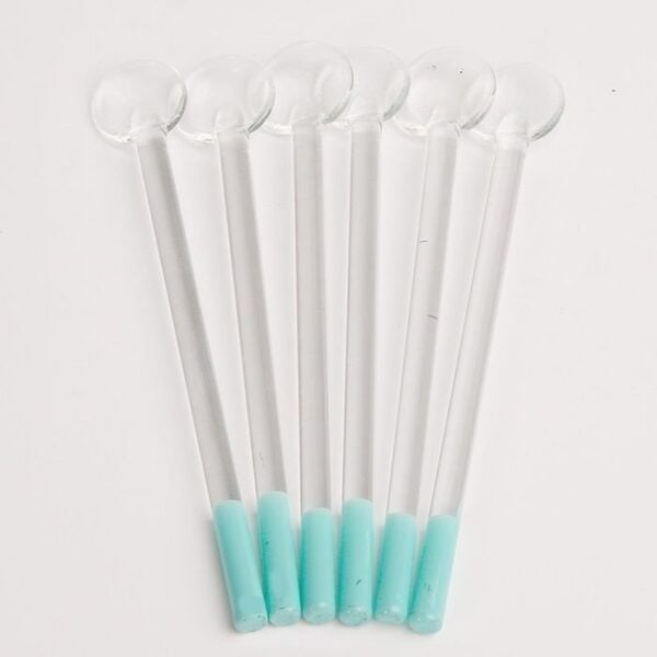 Un Cam - Opalen Theelepels - Glas - Set van 6