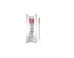 Un Cam - Roze Glazen Theelepels - Set van 6