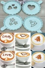 Suncook - Cappuccino Stensil Set - Blauw – Bild 2