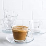 Pasabahce Vela - Set Espresso kopjes + Schoteltjes - 80 ml - Set van 6 - Afbeelding 2