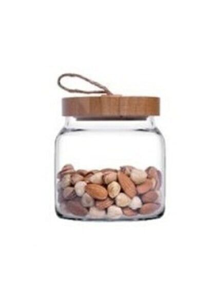 Pasabahce Woody - Voorraadpot Met Bamboe Deksel - 575 ML