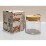 Pasabahce Woody - Voorraadpot Met Bamboe Deksel - 575 ML - Afbeelding 2