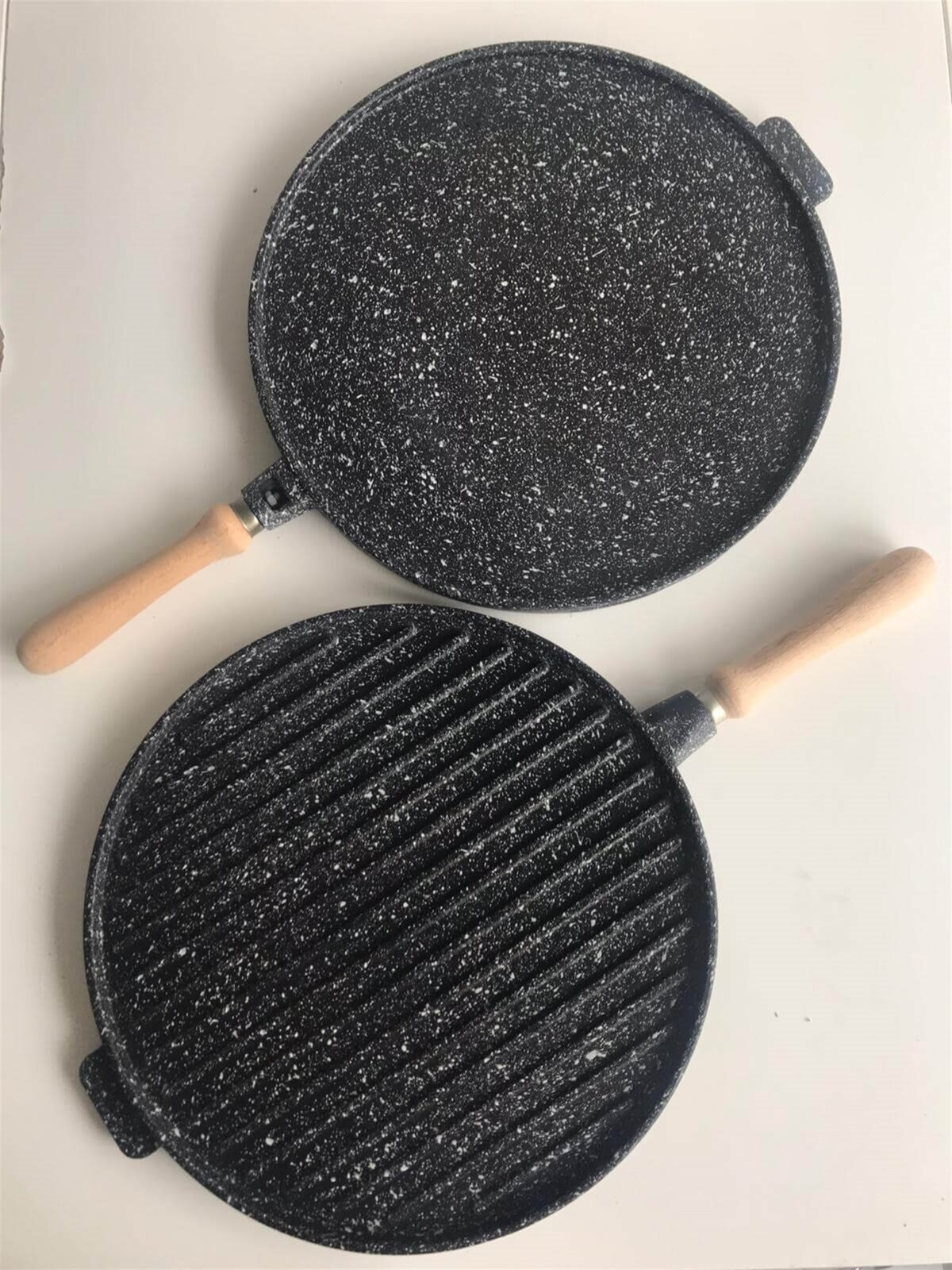 Bondy - Pannenkoekenpan/Grillpan - Bazlama/Izgara tavasi - 36 CM - Dubbelzijdig – Bild 3