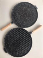 Bondy - Pannenkoekenpan/Grillpan - Bazlama/Izgara tavasi - 36 CM - Dubbelzijdig – Bild 3