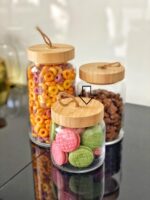Woody - Voorraadpot Met Bamboe Deksel - 575 ML