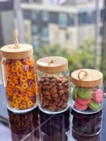Pasabahce Woody - Voorraadpot Met Bamboe Deksel - 860 ML - Middelformaat - Image 2