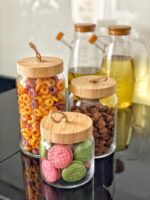 Pasabahce Woody - Voorraadpot Met Bamboe Deksel - 860 ML - Middelformaat - Image 3
