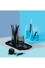 Pasabahce Alegra - Zwarte Longdrinkglazen - Set van 3 - 470 ml - Görsel 3