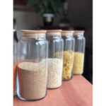 Gonul - Glazen Voorraadpot met Houten Deksel - 1000 ML - 1 St - Image 2