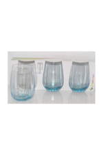 Pasabahce Linka - Kleine Waterglas/ Waterglazen - 240 ML - Set van 3 - turquoise - Görsel 4