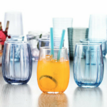 Pasabahce Linka - Kleine Waterglas/ Waterglazen - 240 ML - Set van 3 - turquoise - Görsel 3