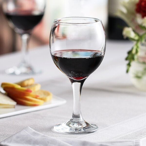 Pasabahce Bistro - Glazen Op Voet - Set van 6 - 290 ML