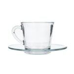Pasabahce Basic - Kop & Schotel - Set van 6 - 190 ML - Afbeelding 2