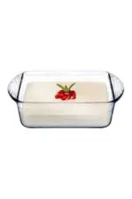Borcam 59854 - Vierkante Ovenschaal Met Deksel - 1040 ML