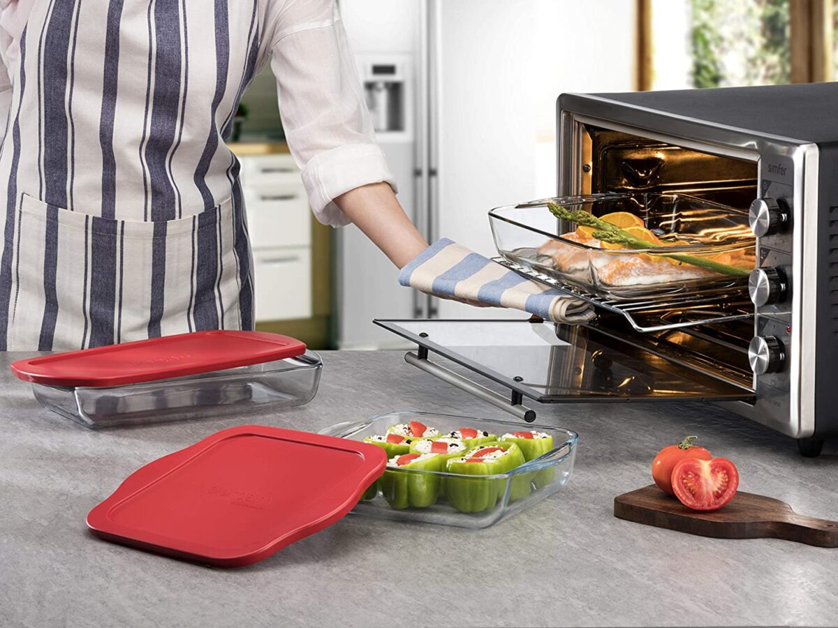 BorcamĘ 59024 - Vierkante Ovenschaal Met Deksel - 3200 ML - Afbeelding 1