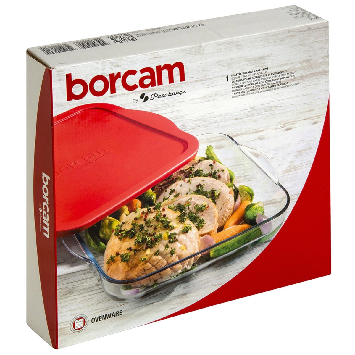 BorcamĘ 59024 - Vierkante Ovenschaal Met Deksel - 3200 ML - Afbeelding 2