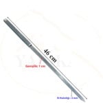 BBQ spiezen | 46cm | Adana/Urfa Sis | RVS/ Paslanmaz| Mangal Sis | 6 adet/ 6 stuks – Bild 2