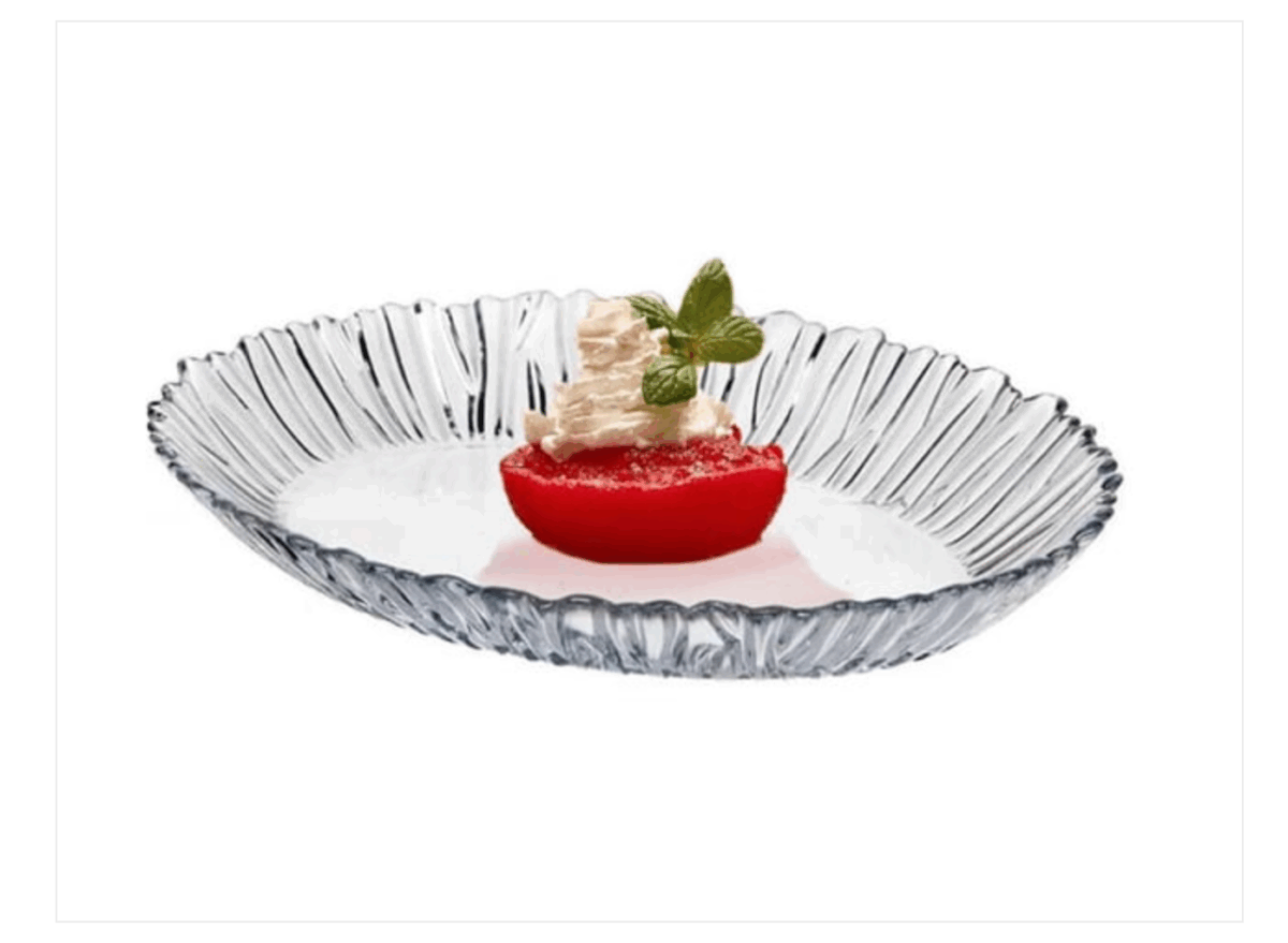 Pasabahce Aurora 10546 - Ovaal Serveerschaal - 330mm X 250 mm - Görsel 1