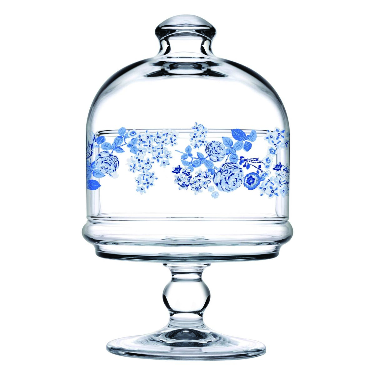 Pasabahce Royal Blue - Glazen Voorraadpot Op Voet - 110 mm – Bild 1