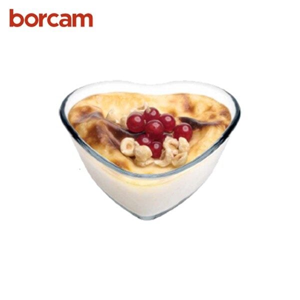 Borcam - Hartvormige Glazen Bakvorm - 1 Stuk - 270 ML