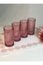 Pasabahce Elysia Đ Roze Longdrinkglas Đ 450 ml Đ 4 stuks - Image 2