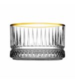 Pasabahce Elysia - Golden Touch – Tapasschaal/Schaal – 235 ml - Set van 4