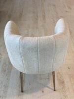 Teddystof Stoelen - Metalen Poten - Wit - Image 3