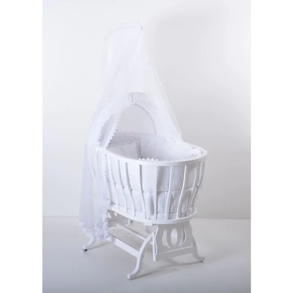 Bamgidoo - Luxe Baby Wieg - Hout - Wit