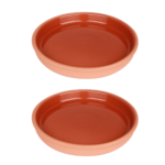 Viapot Guvec - Geglazuurde Ovenschalen - Set van 2 - 15 cm - Aardewerk