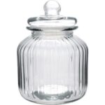 Ms Morry - Glazen Voorraadpot - Set van 3 - 500 ml