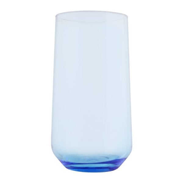 Pasabahce Allegra - Blauwe Longdrinkglazen - Set van 3 - 470 ml