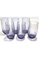 Pasabahce Linka - Paarse Longdrinkglazen - 500 ml - Set van 3