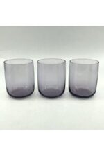 Pasabahce Iconic Đ Paarse Waterglas/Waterglazen Đ Set van 3 Đ 280 ML – Image 2