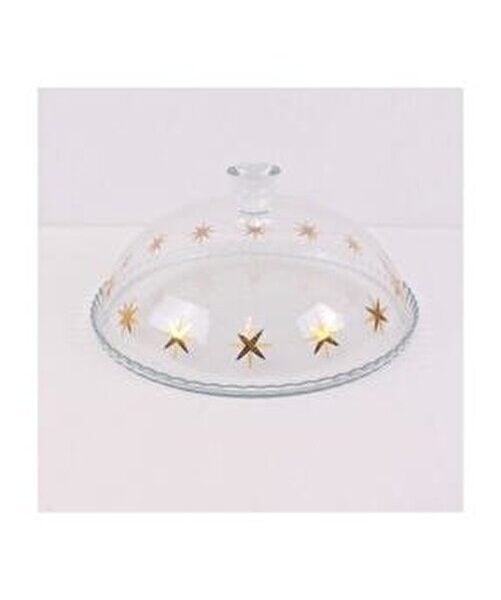 Pasabahce Stardust - Taartplateau Met Design - 32 cm