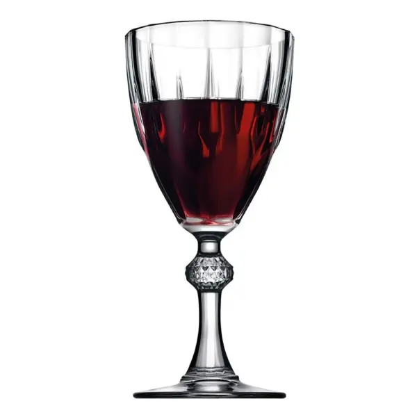 Pasabahce Diamond - Wijnglazen -  190 ml - Set van 6