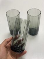 Pasabahce Leia - Zwarte Longdrinkglazen - Set van 3 - 310 ml – Image 2