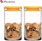 Pasabahce Breakfast - Voorraadpot Met Luchtafsluitende Deksel - Set van 2 - 730 ml