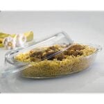 Borcam 59052 - Ovalen Ovenschaal Met Deksel - 1900 ml